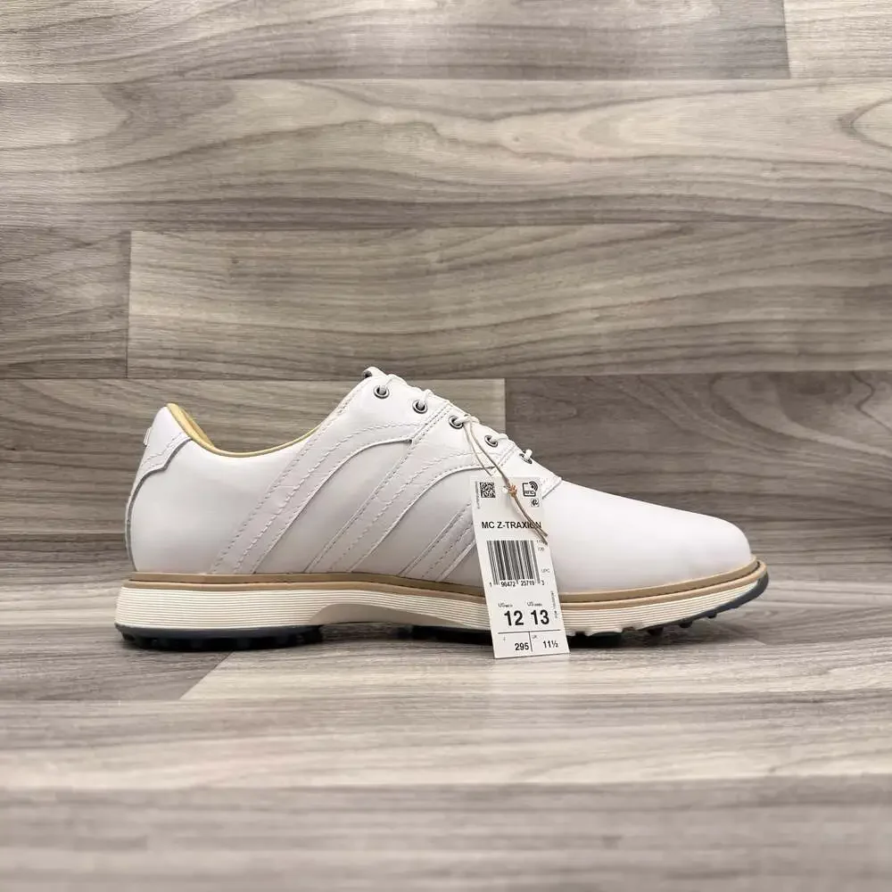 Adidas MC Z-Traxion NWOT Spikeless Golf Shoe White Preloved Ink
